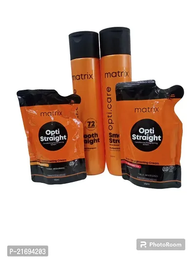 Matrix Opti. Care Ultra Smooth Shampoo 350ml  ,cream 125ml pack off 4