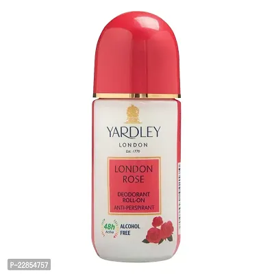 Yardley London Rose Anti Perspirant Deodorant Roll On For Women (50ml)-thumb0