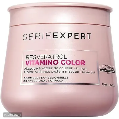 L'Oreal Paris Professionnel, Serie Expert, Vitamino Color Hair Mask for Coloured Hair, Berry, 8.45 Fl Oz