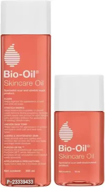 Bio-Oil Specialist Skincare Combo (200ml+60ml)-Face  Body Oil All Skin Types