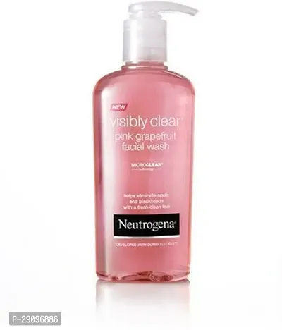 Neutrogena Visibly Clear Pink Grapefruit Facial Wash 200 ml with Free Ayur Soap