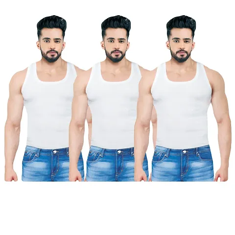 Stylish Solid Vest for Men Pack of 3