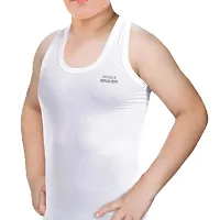 Stylish Cotton Solid Vest for Kids Pack of 5-thumb2