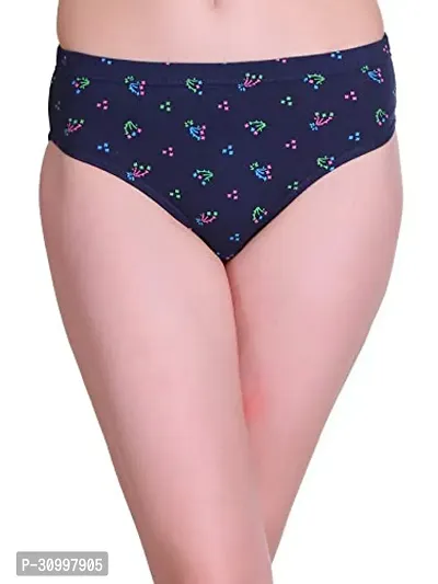 Hipster Cotton Stretch Printed Underwear Panties for Women Daily Use UltraSoft Waist Elastic Combo  Anti Bacterial Bikini Panty Pack Of 5-thumb3