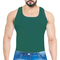 Stylish Cotton Solid Vest for Men Pack of 3-thumb1