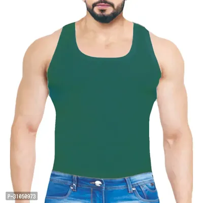 Stylish Cotton Solid Vest for Men Pack of 3-thumb2