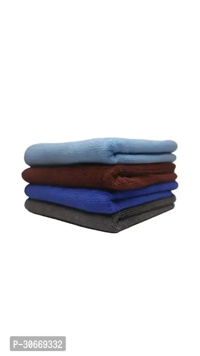 shinero nodust 350 GSM Microfiber Cloth for Cleaning Pack of 4