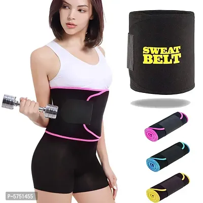 Sweat Belt Belly Burner Body Shaper Belt, Tummy Fat Cutter Belt, For Men And Women-thumb0