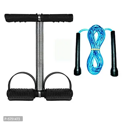 Tummy Trimmer Pump Ab Exerciser With Jump Skipping Rope For Men Gym, Women, Abdominal Or Stomach Exerciser, Best In Sports, Fitness, Exercise, Workout-thumb0