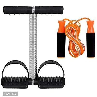 Tummy Trimmer Stomach And Abdominal Or Belly Exerciser Equipment With Skipping-Rope Jump Skipping Rope For Men, Women, Weight Loss.-thumb0
