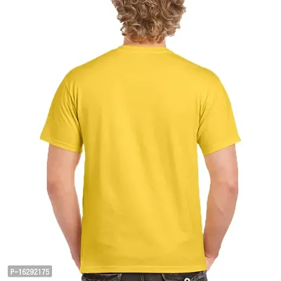 FUNKY STORE Kings are Born in August Birthday Printed Dri-Fit Men's T-Shirt_Yellow (FS479_Yellow_L)-thumb2