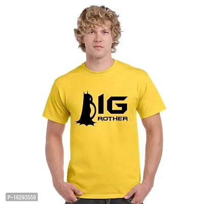 FUNKY STORE Big Brother Printed Dri-Fit Men's T-Shirt (FS1227S) Yellow-thumb0