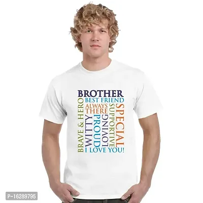 FUNKY STORE Love You Brother Printed Dri-Fit Men's T-Shirt