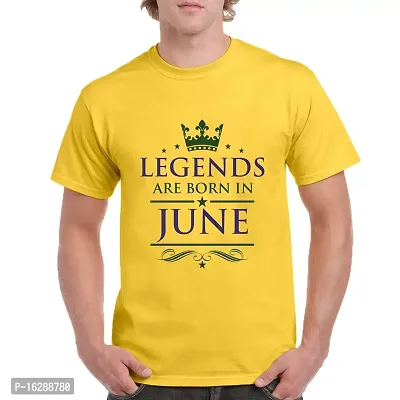 FUNKY STORE Legends are Born in May Printed Dri-Fit Men's T-Shirt_Yellow (FS464_Yellow_XXL)-thumb2