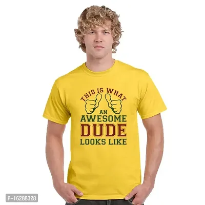 FUNKY STORE Awesome Dude Looks Like Printed Dri-Fit Men's T-Shirt