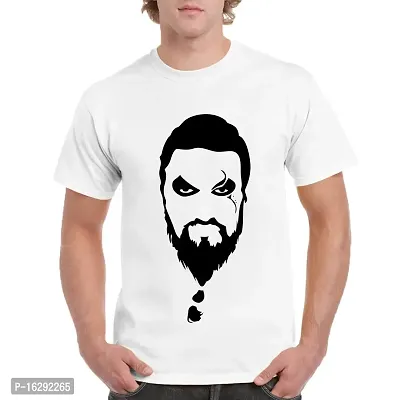 FUNKY STORE Khal Face Game of Thrones Dri-Fit T-Shirt 9FS194M White-thumb0