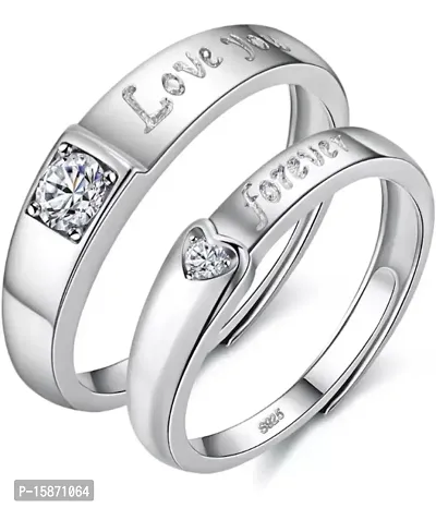 Wedding couple rings set with Ruby 