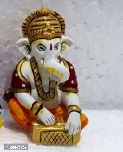 Lord Ganesha Ganesh Ganpati Hindu Figurine Show Peace Murti Idol Statue-thumb0