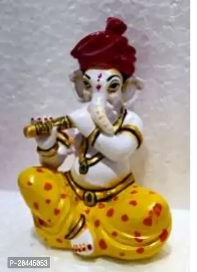 Lord Ganesha Ganesh Ganpati Hindu Figurine Show Peace Murti Idol Statue-thumb0