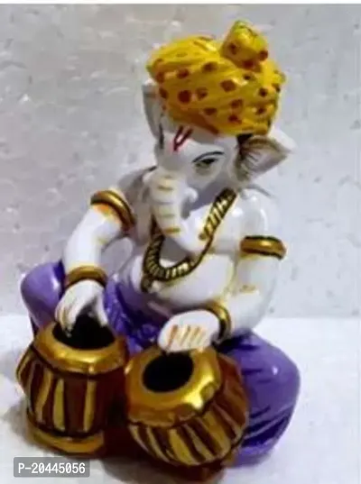 Lord Ganesha Ganesh Ganpati Hindu Figurine Show Peace Murti Idol Statue