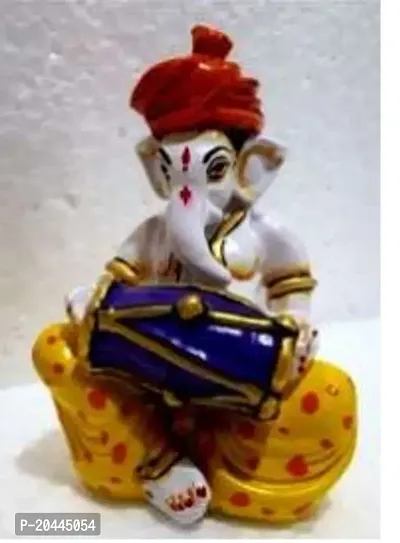 Lord Ganesha Ganesh Ganpati Hindu Figurine Show Peace Murti Idol Statue-thumb0