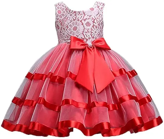 Fabulous Embellished Fit And Flare Dress For Girls