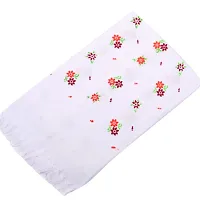 100%Cotton Premium White Printed Bath Towel for Men, Women and Kids. 400gsm; Suitable for Bath, Travel, Hotel, Spa, Gym, Yoga, Saloon, Sports. Pack of 1 pcs. White Printed (30x60inch)-thumb2
