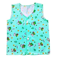 Fassify? Stylish Trendy New Born Baby Unisex (Boy/Girl) Jablas/Vest/Tank Top/Dress/Shirt with FBO,100% Cotton Woven Muslin Soft fabric|Comfortable fitting|Breathable fabric|Stylish print. Multi Color&Design;Pack of 6 pcs-thumb1