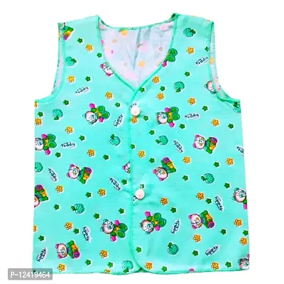 Fassify? Stylish Trendy New Born Baby Unisex (Boy/Girl) Jablas/Vest/Tank Top/Dress/Shirt with FBO,100% Cotton Woven Muslin Soft fabric|Comfortable fitting|Breathable fabric|Stylish print. Multi Color&Design;Pack of 6 pcs-thumb2