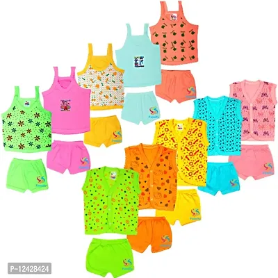 Multicoloured Printed Clothing Sets-thumb0