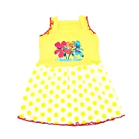 Fassify? 100% Cotton Colorful Printed Trendy Stylish New Born Baby Girl?s Sleeveless Frock/Dress/Jablas; Multicolor; Multi Design-thumb1