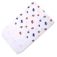 100%Cotton Premium White Printed Bath Towel for Men, Women and Kids. 400gsm; Suitable for Bath, Travel, Hotel, Spa, Gym, Yoga, Saloon, Sports. Pack of 4 pcs. White Printed (30x60inch)-thumb4