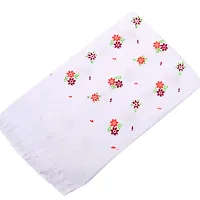 Fassify? 100%Cotton Premium WHITE PRINTED BATH TOWEL (HONEYCOMB) for Men, Women and Kids. 360gsm; Suitable for Bath, Hair, Travel, Hotel, Spa, Gym,Yoga,Saloon, Sports. Pack of 2 pcs. White (30x60inch)-thumb2