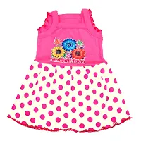 Fassify? 100% Cotton Colorful Printed Trendy Stylish New Born Baby Girl?s Sleeveless Frock/Dress/Jablas; Multicolor; Multi Design-thumb4