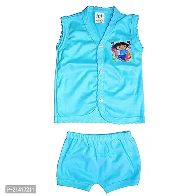 New Born Baby Boy  Girls Stylish Trendy Cute Jablas/Top/T-Shirt and Shorts Dress set . Pack of 5 pc Set (0-3;3-6;0-6 Months)-thumb2
