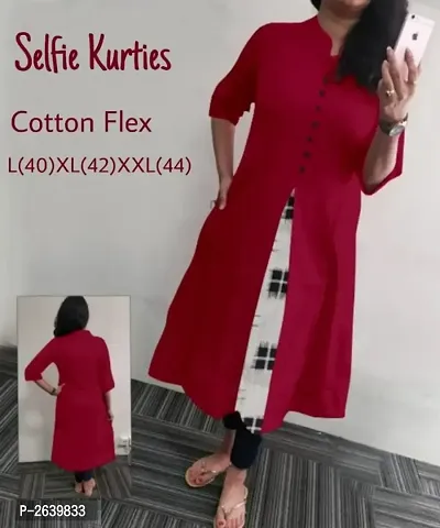 Trendy Cotton Flex Selfie Kurta