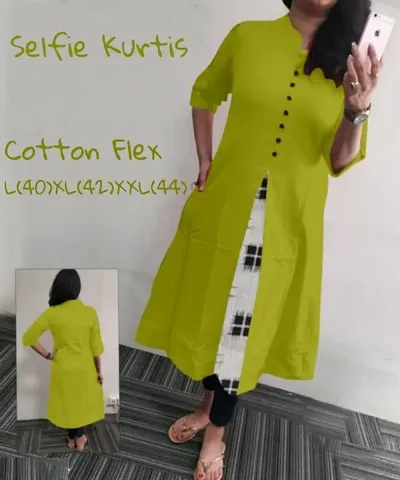 New In ! Designer Selfie Kurtis