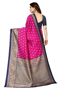 Women?s Woven Zari Work Art Silk Designer Saree With Unstitched Blouse Piece. (Pink)-thumb1