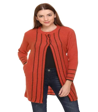 Long Casual wear Front Open Sweater