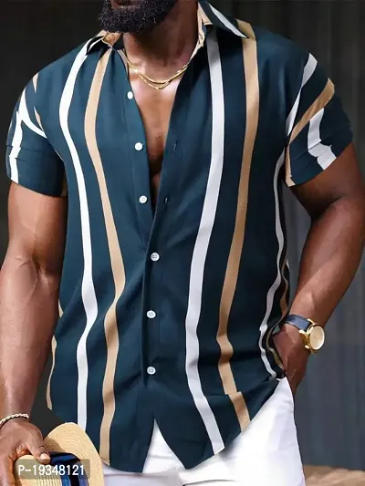 Striped Printed Shirt For Men