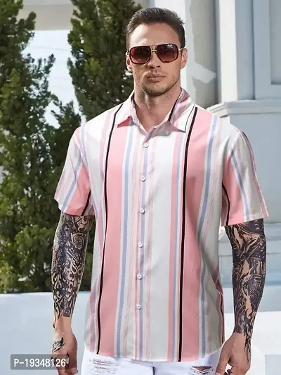 Striped Printed Shirt For Men
