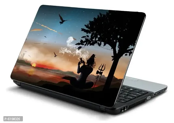 Advik Arts High Quality Laptop Skin Sticker - Shiva-thumb0