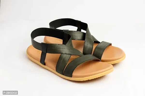 Toad BLACK FLAT CASUAL SANDAL FOR WOMEN-thumb5