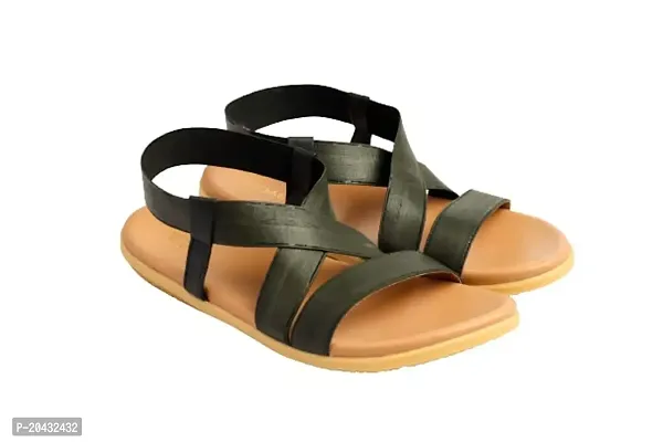 Toad BLACK FLAT CASUAL SANDAL FOR WOMEN