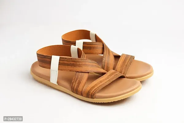 Toad TAN-BROWN FLAT CASUAL SANDAL FOR WOMEN-thumb5