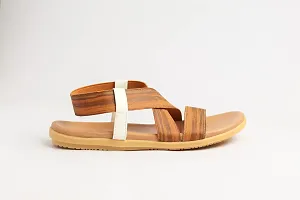 Toad TAN-BROWN FLAT CASUAL SANDAL FOR WOMEN-thumb2