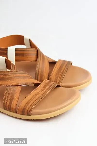 Toad TAN-BROWN FLAT CASUAL SANDAL FOR WOMEN-thumb2