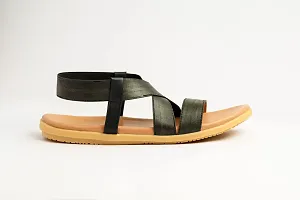 Toad BLACK FLAT CASUAL SANDAL FOR WOMEN-thumb2