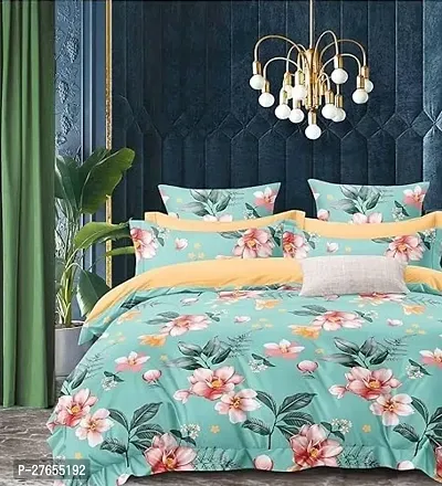 Comfortable Cotton Printed Double Bedsheet With Pillow Covers