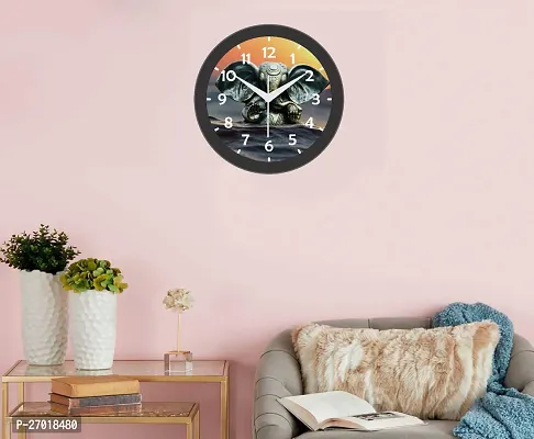 Designer Plastic Analog Wall Clock-thumb0